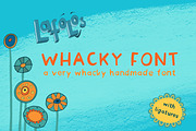 LAFOLOs Whacky Font, a Handwritten Font by LAFOLO (Thumbnail 1 of 5)