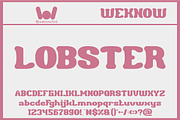Seafood font, a Font by weknow (Thumbnail 2 of 5)