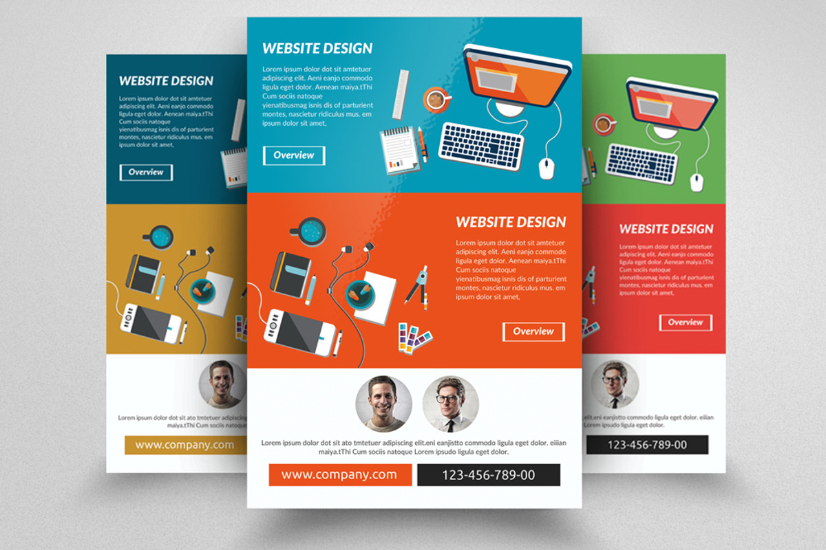 Website Developing & Designing Flyer, a Flyer Template by Business Flyers