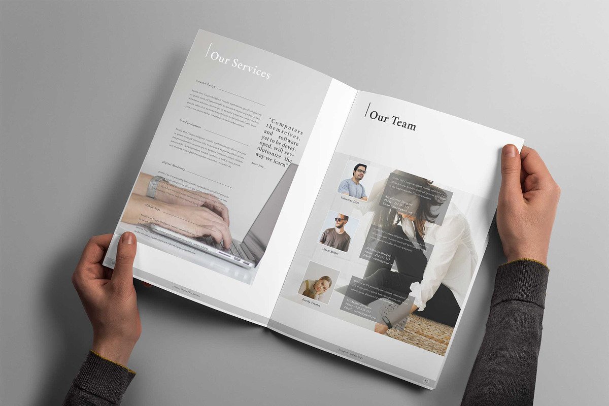 Proposal Template, a Brochure Template by Peunayah (Photo 6 of 15)