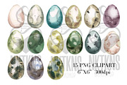 Watercolor Bird Egg Clipart. Easter, an Animal Illustration by NKTKNS (Thumbnail 2 of 4)