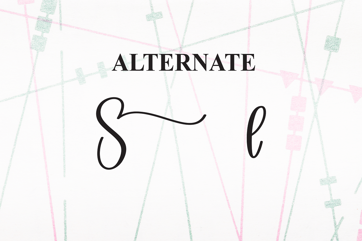 Stencil | Script Font, a Handwritten Font by Scratchones (Photo 8 of 9)