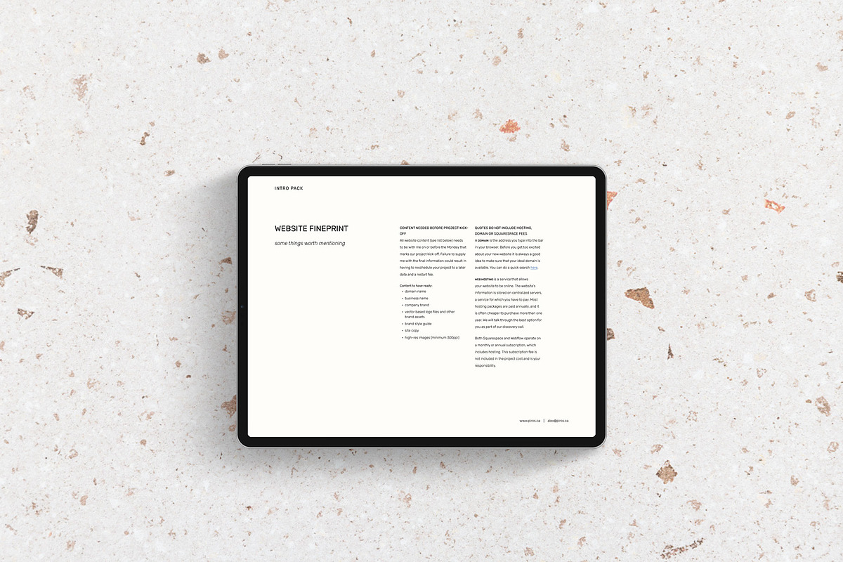 Client Welcome Kit, a Presentation Template by Alexandra Piros Design (Photo 6 of 12)