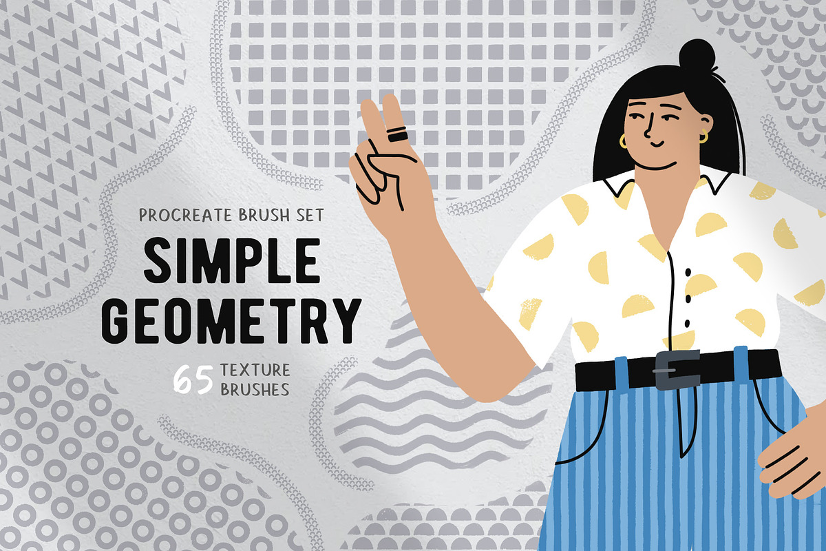 Geometric Brushes. Simple & Modern, a Brush Add-On by MaNechaeva (Photo 1 of 9)