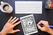 52 Cute Astronaut Coloring Pages, a Technology Illustration by Blue Digital Studio (Thumbnail 2 of 4)