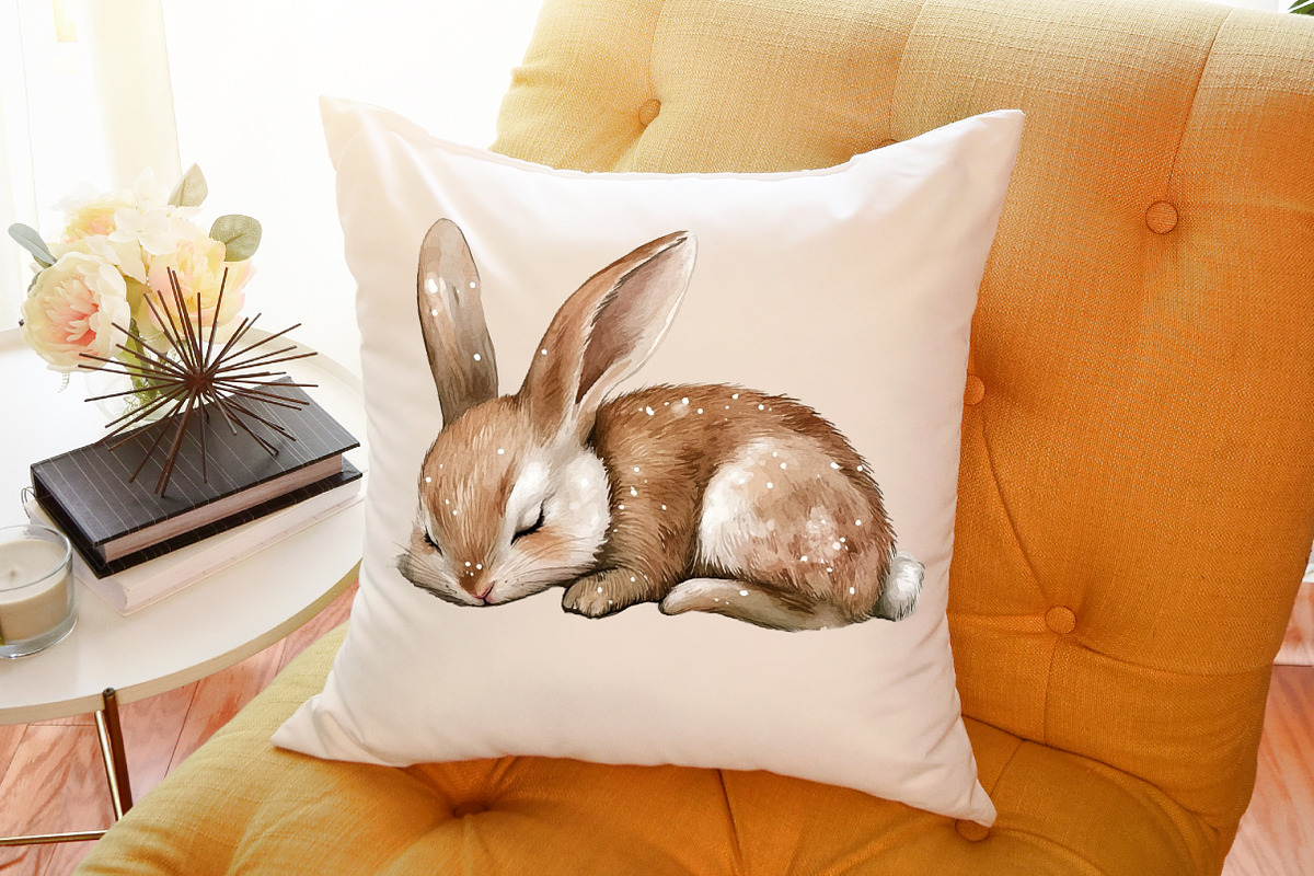 Cute Winter Bunnies Illustrations PN, an Illustration by Sublimation Artist (Photo 6 of 6)