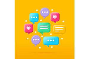 3d Podcast Testimonial Round Design