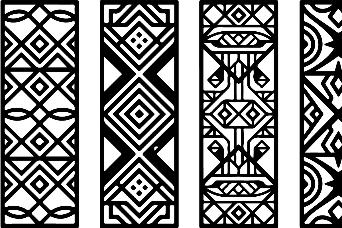 Laser Cut Ornamental Floral Border, a Decorative Illustration by himelgfx (Photo 8 of 19)
