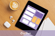Purple Window Planner Sticker Set, an Object Illustration by RimzStudio (Thumbnail 4 of 5)