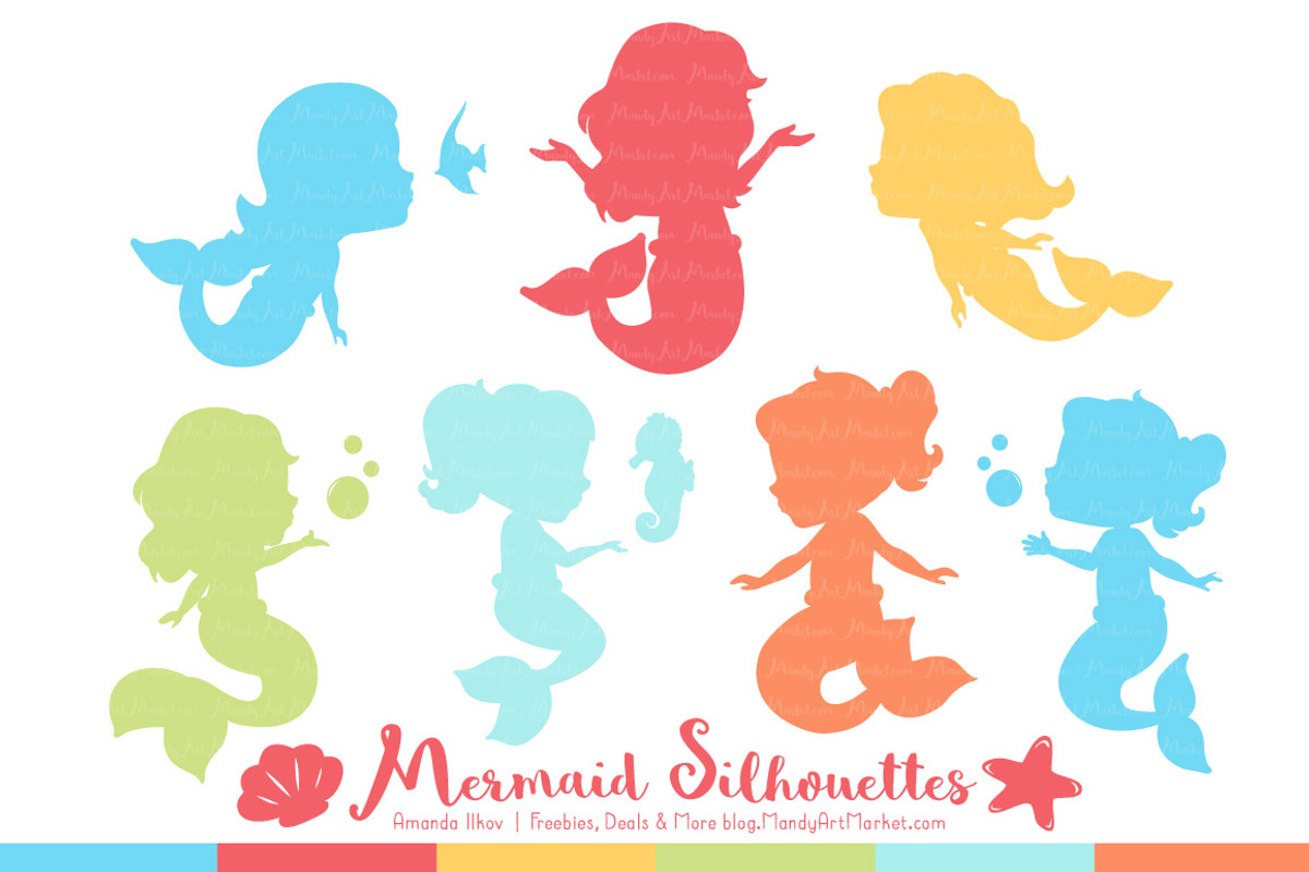 Mermaid Silhouettes in Fresh Boy, an Illustration by Amanda Ilkov (Photo 1 of 3)