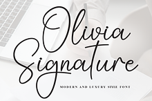 Olivia Signature | Script Font