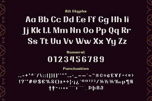 Piskote Display Font