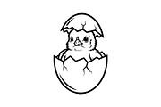 Cute Easter Chick Hatch Vector Bundl, an Illustration by jahid234 (Thumbnail 48 of 51)