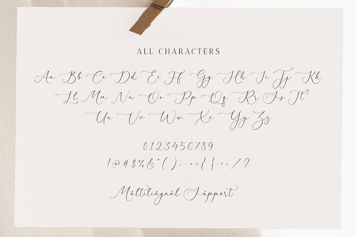Baritone Harmony -Modern Script Font, a Script Font by Timurtype (Photo 6 of 7)