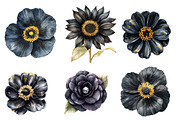 Glitter Luxury Black Spring Flower, an Illustration by CreationArt (Thumbnail 3 of 5)