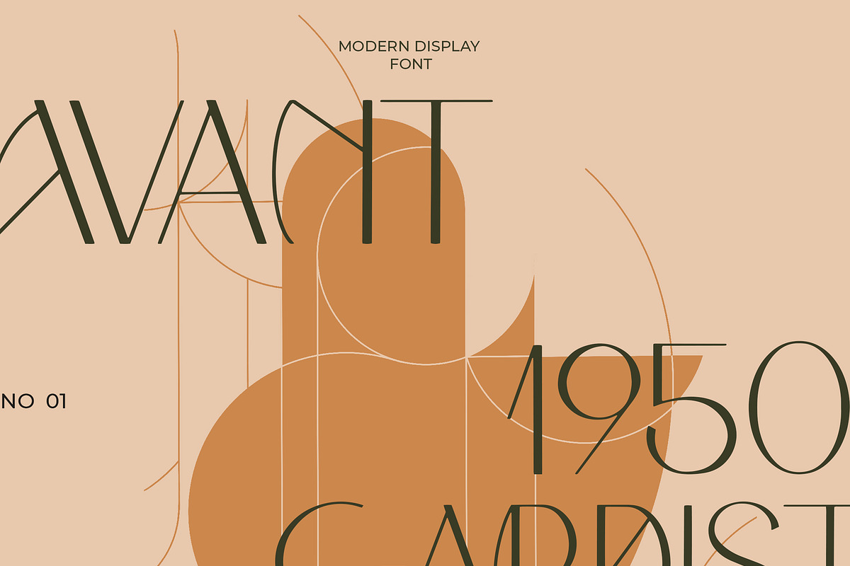 Avantgardist Modern Ligature Font, a Sans Serif Font by Laras Wonderland (Photo 3 of 18)