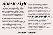 British Classical - Display Serif, a Serif Font by TypeClassHeroes (Thumbnail 15 of 15)