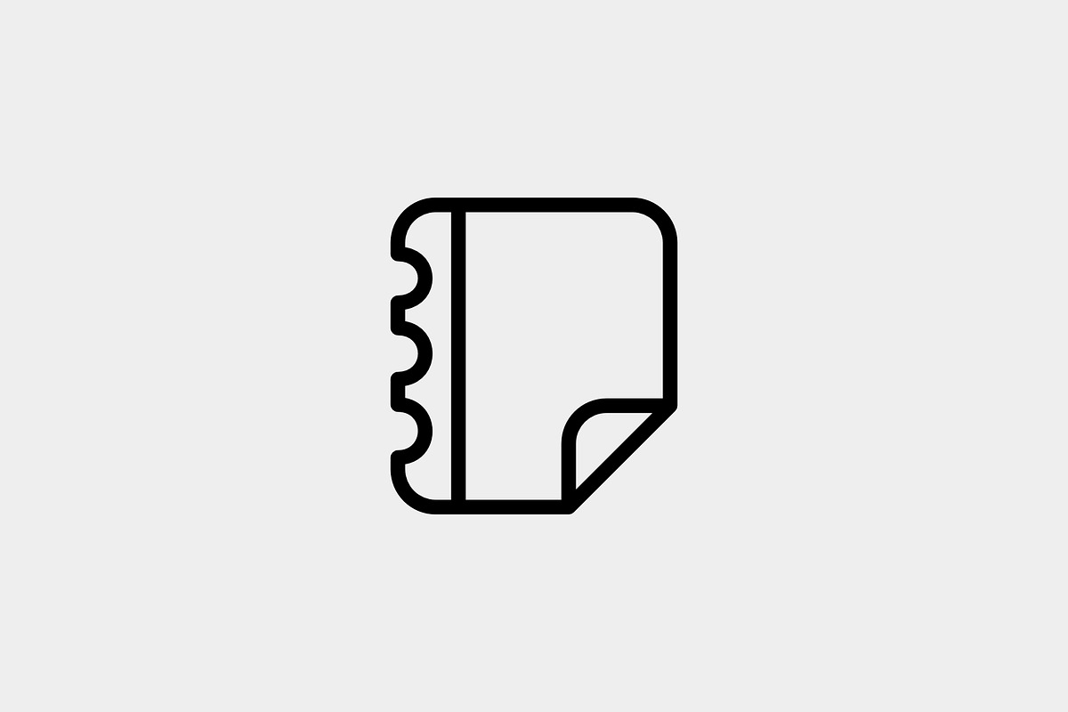 Samsung notes, an Outline Icon by Jordy
