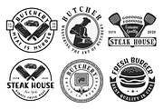 Restaurant, Butchery Logo Set., a Branding & Logo Template by Billah Hub (Thumbnail 1 of 4)