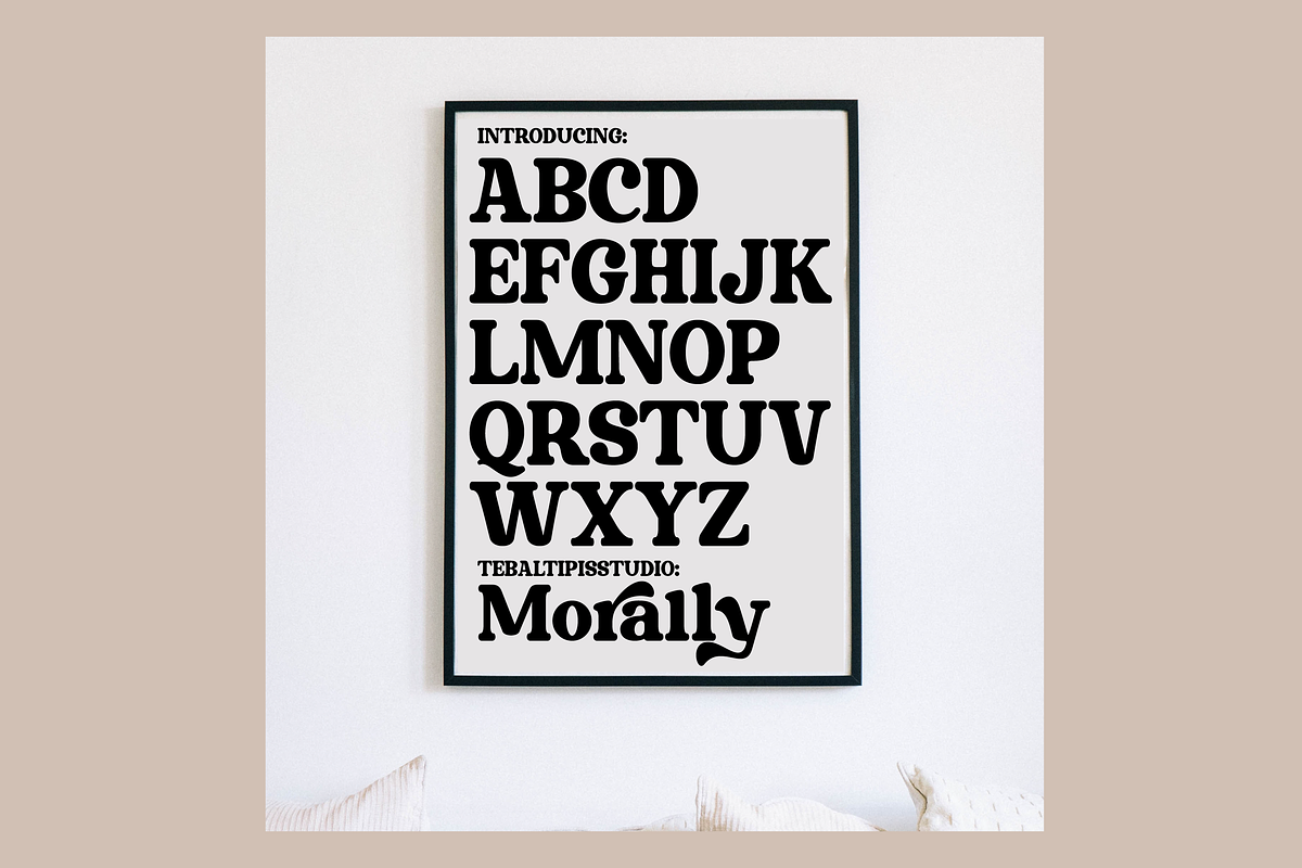 Morally - Vintage Bold Serif, a Serif Font by tebaltipislab (Photo 9 of 13)