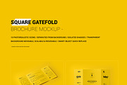 Square Gatefold Brochure Mockup, a Mockup by Toasin Studio (Thumbnail 2 of 12)