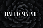 Hallo Malvie - Font, a Serif Font by artchiles_design (Thumbnail 1 of 5)