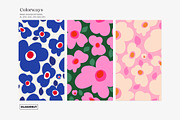 Bold Modern Abstract Floral Pattern, a Pattern Graphic by likorbut (Thumbnail 7 of 11)