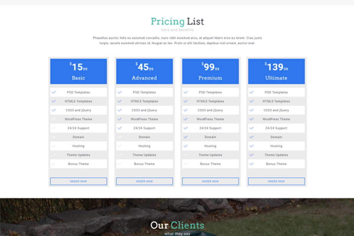 FlyCreative - One Page HTML Template, a HTML Template by FlyTemplates.com (Photo 4 of 8)