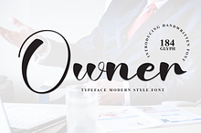Owner | Script Font