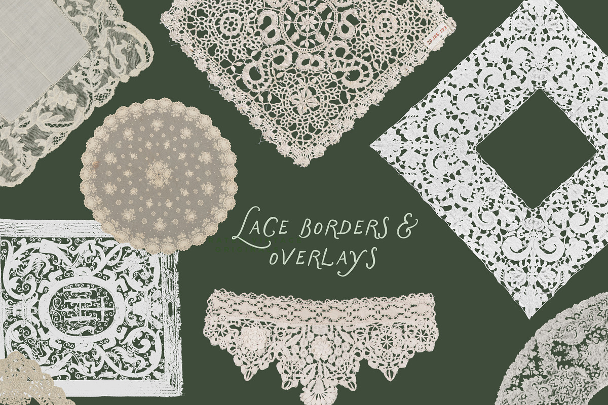 Emboss Lace Frames & Vintage Paper, an Object Graphic by Laras Wonderland (Photo 14 of 21)