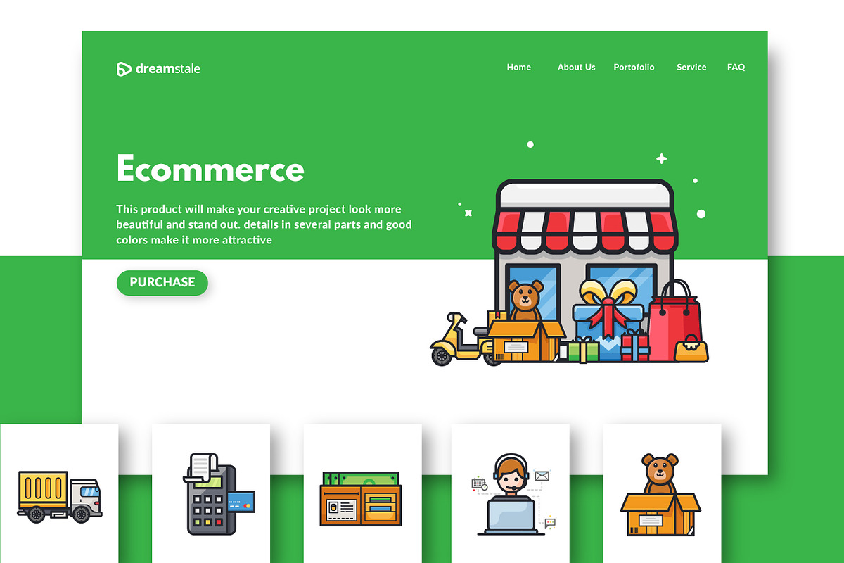 E-commerce icons pack, a Duotone Icon by Creastale (Photo 7 of 8)