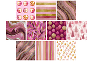 Pink New Year's Eve Background, a Background Graphic by NadiaTheronArt (Thumbnail 3 of 5)