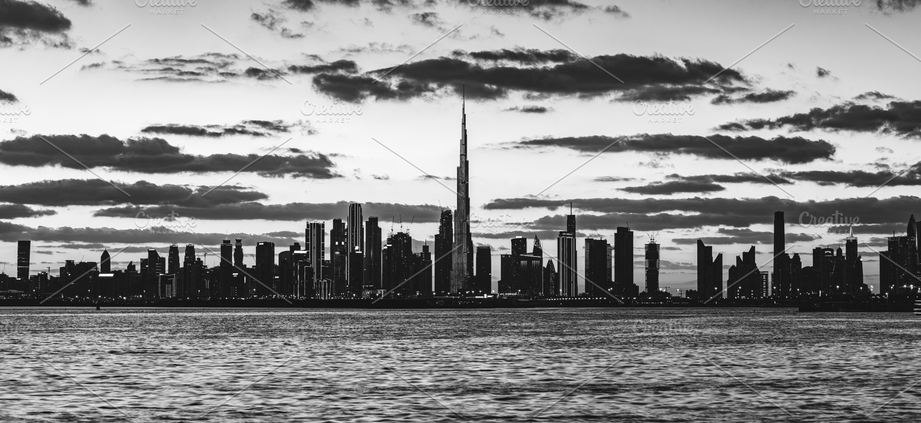 Skyscrapers skyline of Dubai, UAE., an Architecture Photo by Photocreo Michal Bednarek