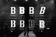Bronzier Font Family, a Slab Serif Font by Arterfak Project (Thumbnail 2 of 10)