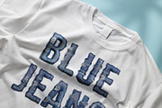 Denim Drip Font, a Sans Serif Font by Handmadefont (Thumbnail 3 of 14)