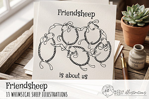 Friendsheep – Sheep Illustrations