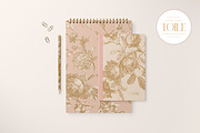 Antique Floral Toile Patterns, a Pattern Graphic by Eclectic Anthology (Thumbnail 6 of 14)