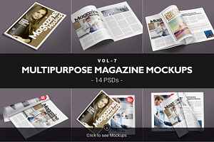 108 Magazine Mockups Bundle