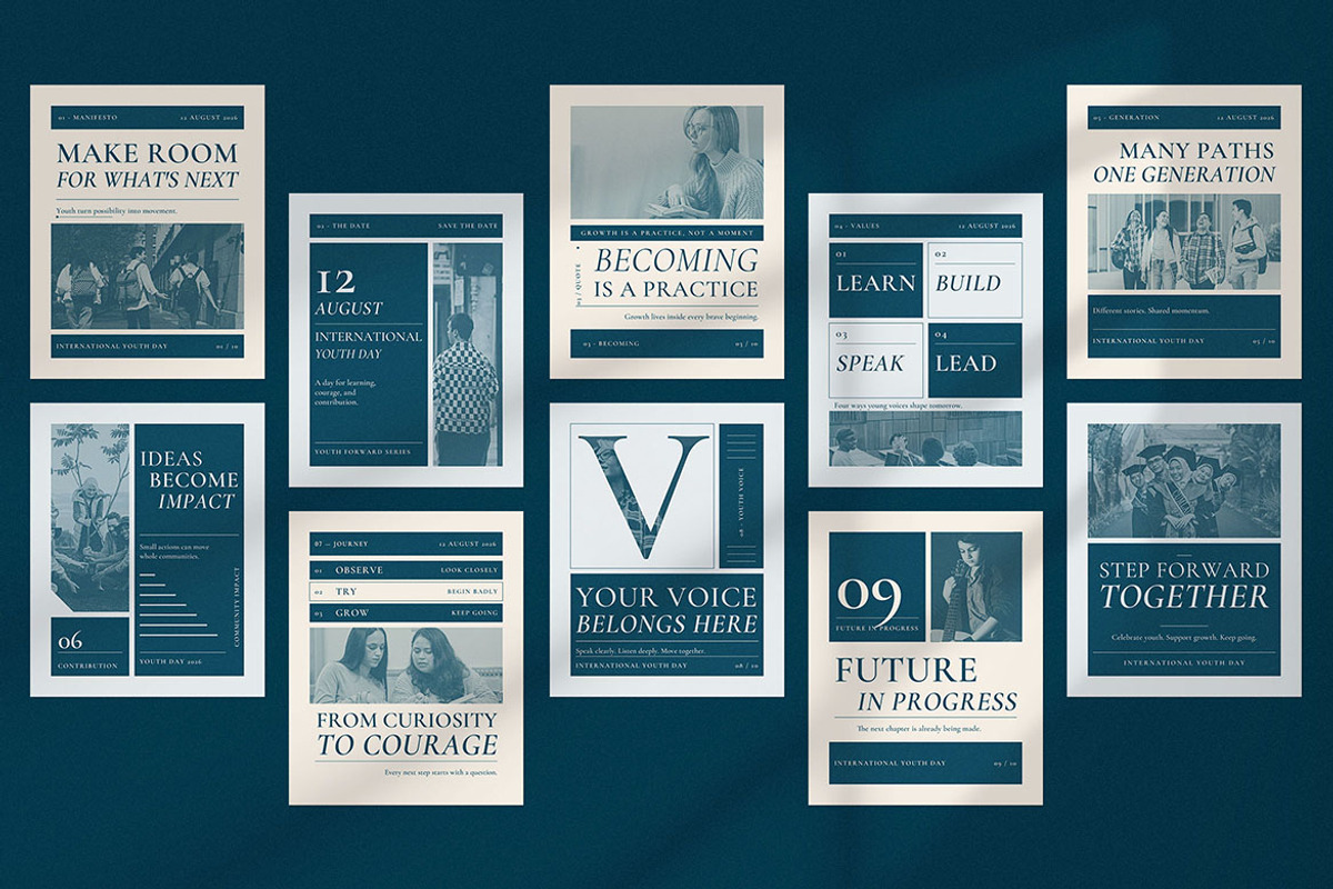 Youth Day Editorial Social Media, a Social Media Template by Pitchlook.Studio (Photo 2 of 3)