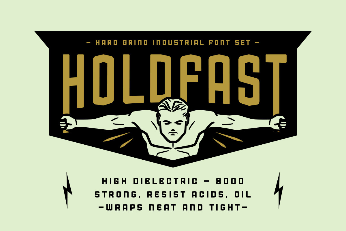 Hard Grind Industrial Font Set, a Sans Serif Font by Price Foundry (Photo 14 of 15)