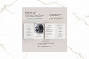 Funeral Bifold Program Canva FR006, a Brochure Template by TyphoonStudio (Thumbnail 2 of 9)