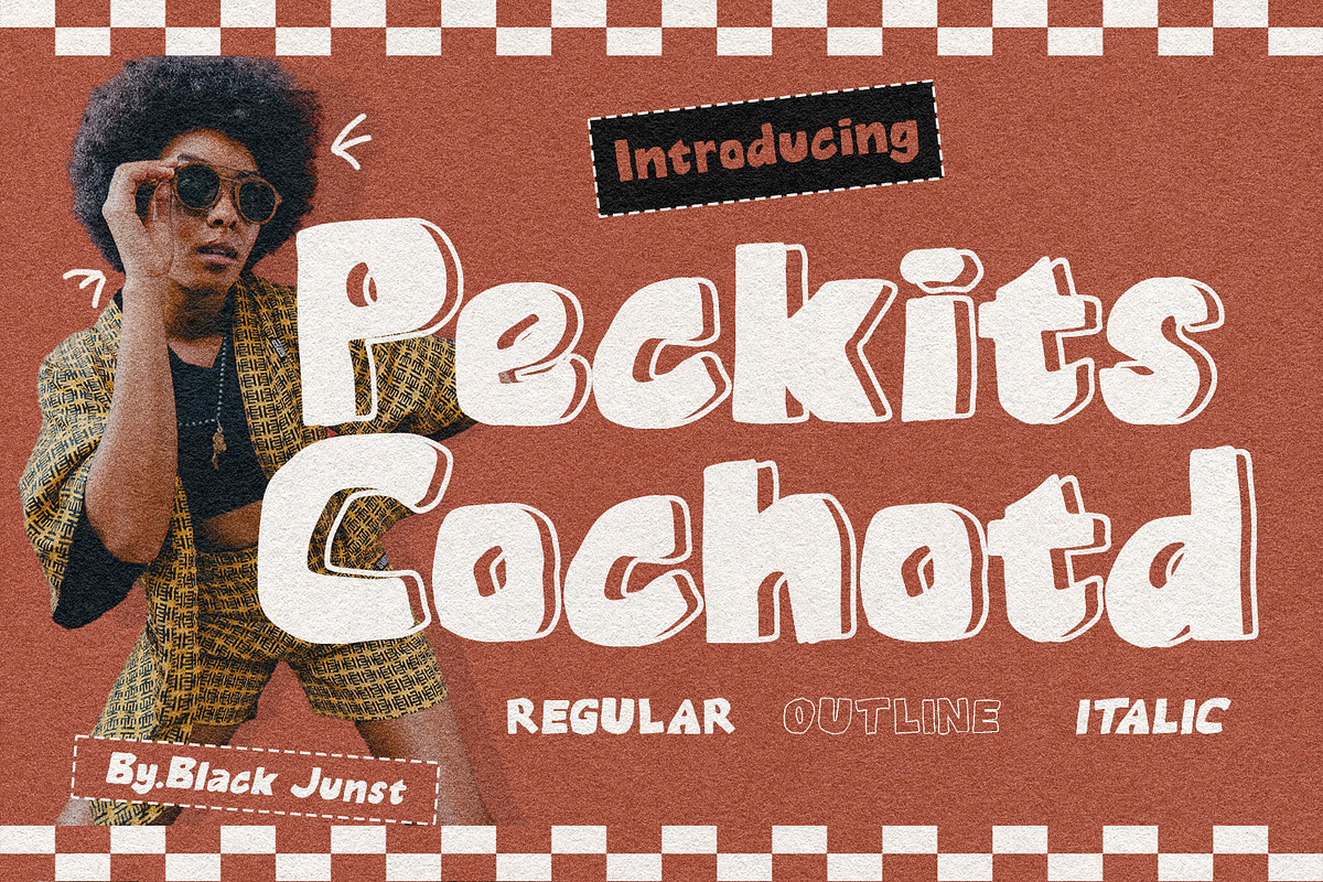 Peckits Cochotd, a Sans Serif Font by Black Junst (Photo 1 of 10)
