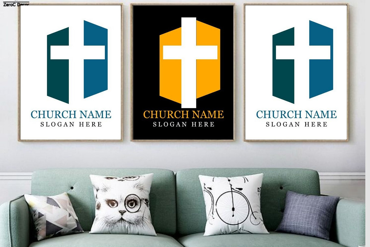 Premium Church Brand Logo Design, a Branding & Logo Template by Mishek Munene (Photo 6 of 9)