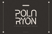 Polaryon - Sans Serif Display Font, a Sans Serif Font by Flawless And Co (Thumbnail 1 of 10)