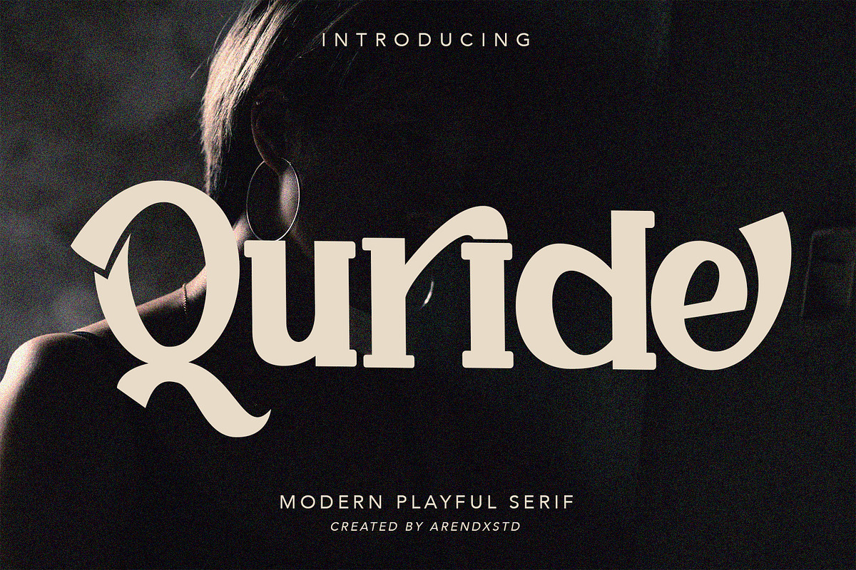 Quride - Display Serif Font, a Serif Font by Arendxstudio (Photo 1 of 8)