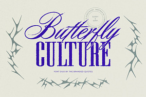 Butterfly Culture - Script & Serif