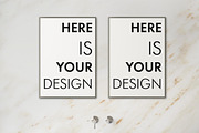 Mockup posters in the bathroom part1, a Print Template by FilL239 (Thumbnail 4 of 11)