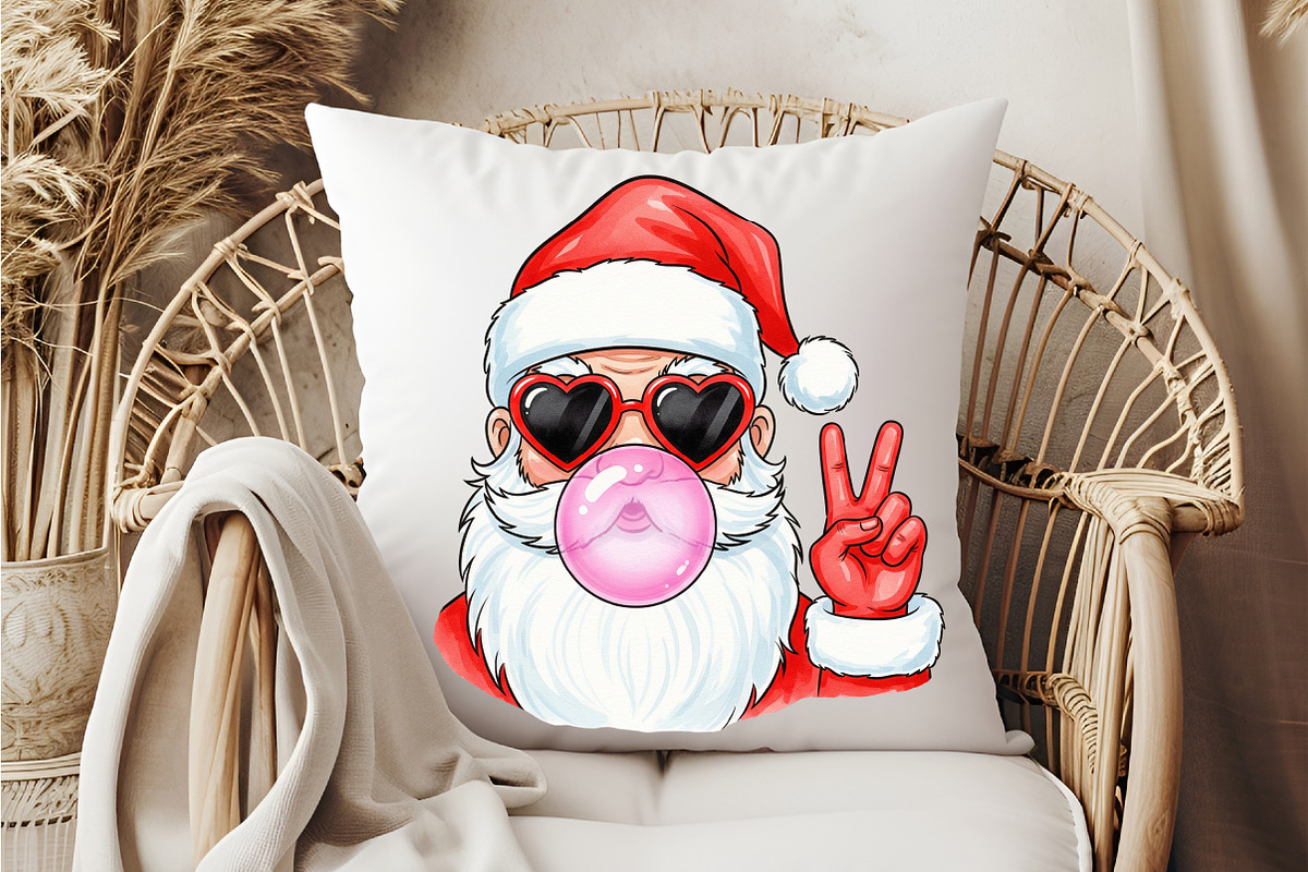 Santa Bubble Gum png, an Illustration by DreamCafeArt (Photo 6 of 7)