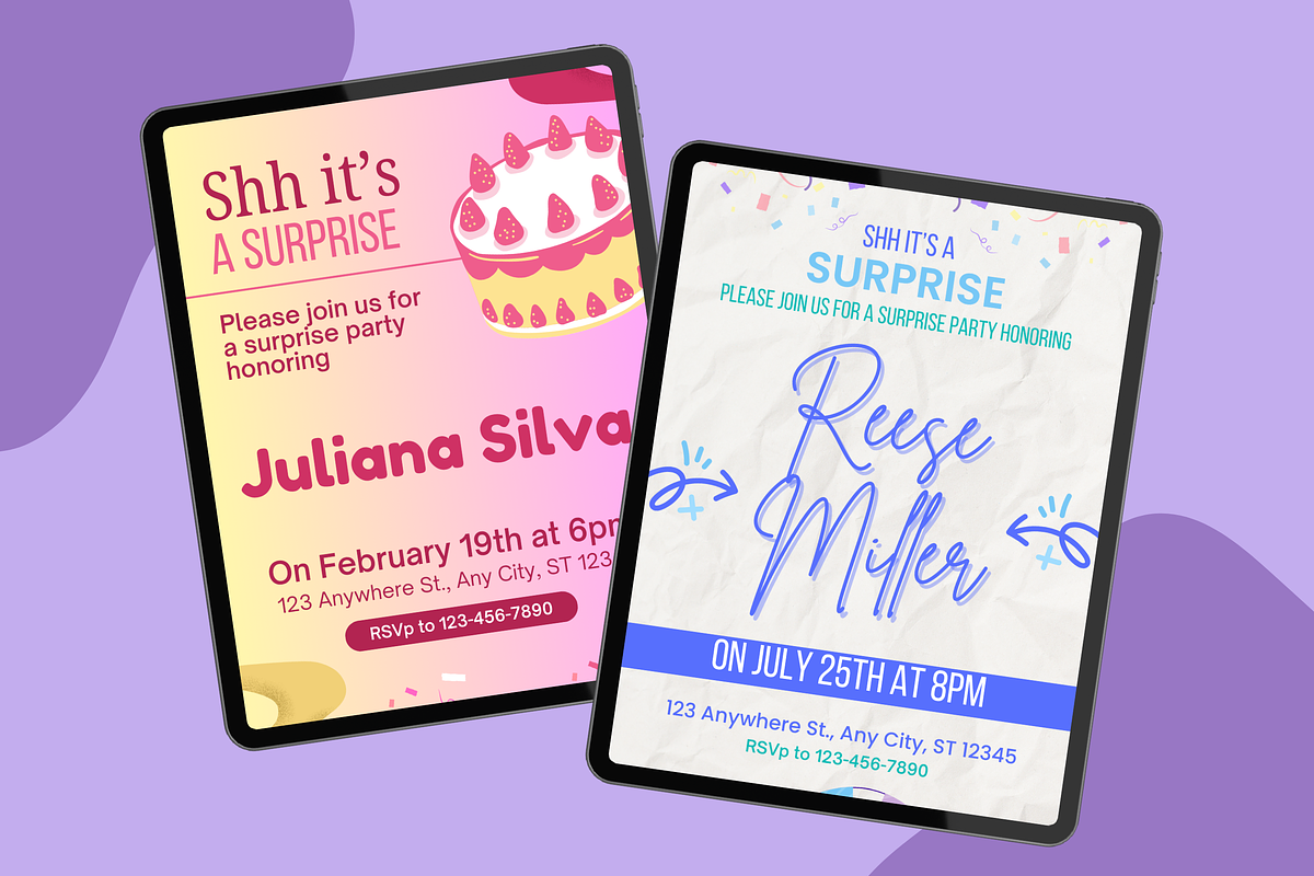 5 Animated Surprise Birthday, a Templates & Theme by TemplateCastleStore (Photo 6 of 9)