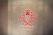 Vintage V Letter Logo, a Branding & Logo Template by essegraphic (Thumbnail 4 of 4)